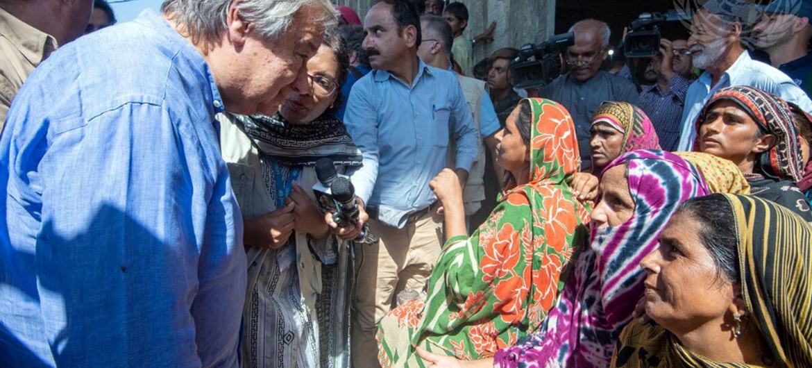 UN chief says ‘never seen climate carnage’ like Pakistan floods