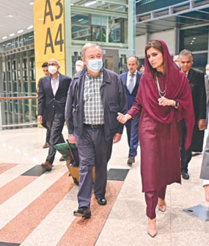 UN chief Guterres arrives in flood-devastated Pakistan