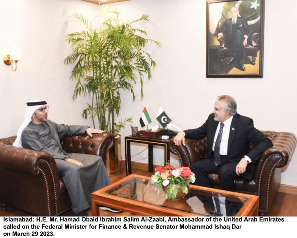 Dar meets top UAE diplomat amid economic crisis