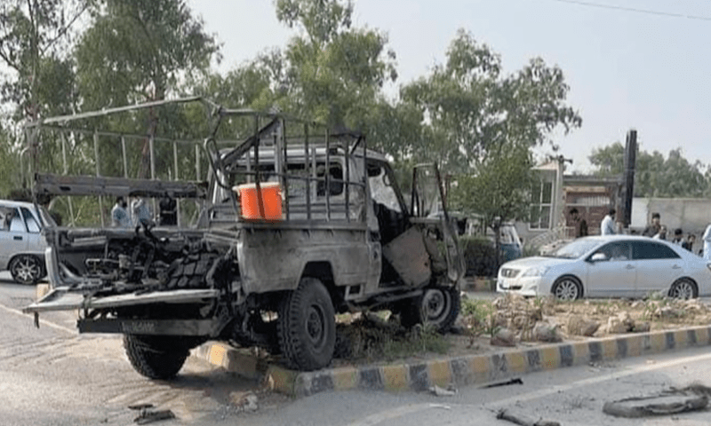 ‘Suspected suicide’ attack injures six near security forces vehicle in Peshawar