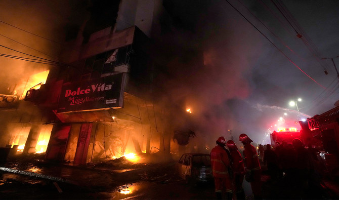 Three killed in Karachi building fire