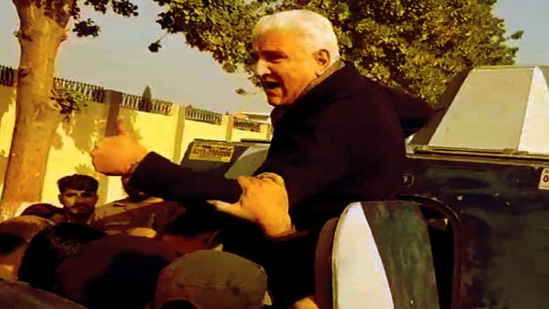 PTI Qureshi roughed up by police, detained in new case after bail in cipher case