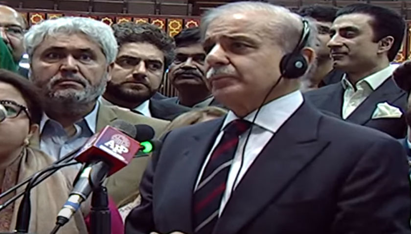 Shehbaz Sharif returns as Pakistan PM after coalition triumphs in hung parliament