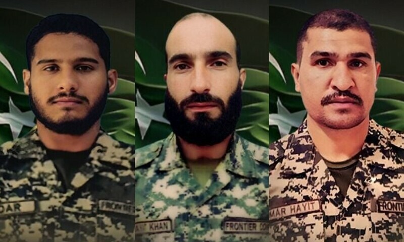 Military foils militant incursion from Afghanistan, five insurgents killed, three soldiers martyred