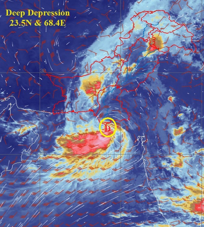 Sindh braces for rare cyclone as storm intensifies over Arabian Sea