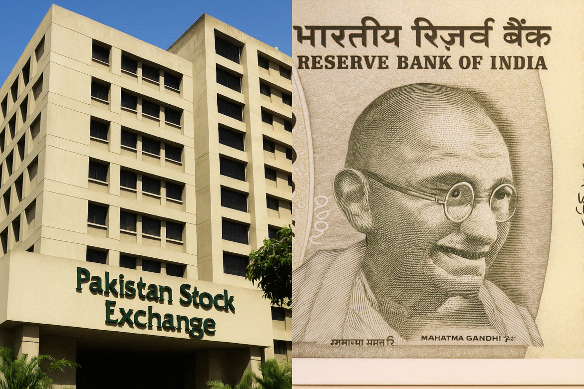 Pakistani stocks crash, Indian rupee hits new low on war risks