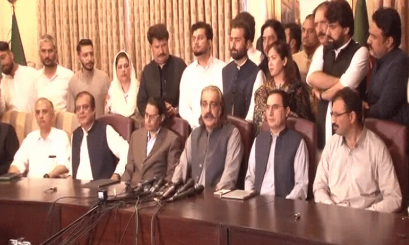 PTI signals unity amid internal strains, warns against moves to topple KP govt