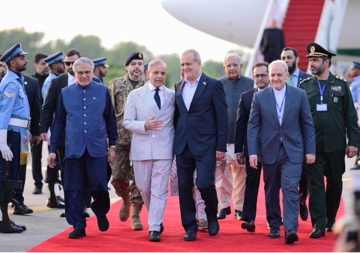 Iranian President Pezeshkian in Pakistan to boost ties