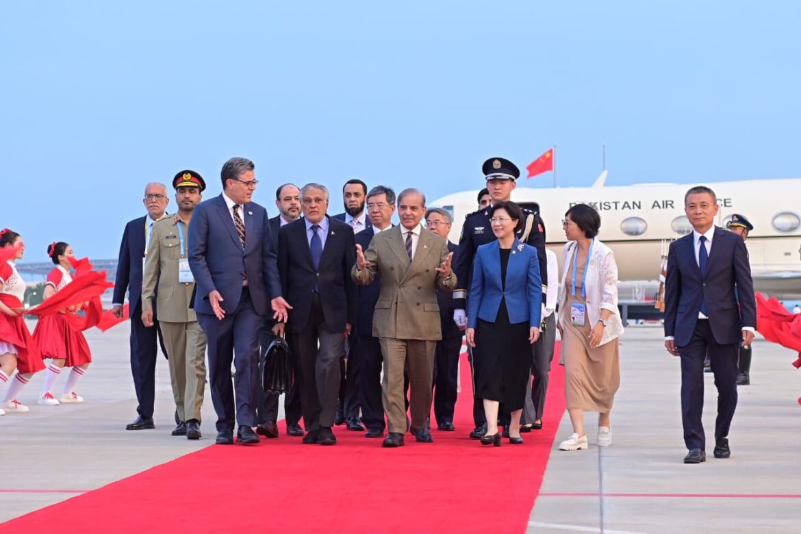 PM Sharif reaches China for ‘historic’ SCO summit, eyes deeper ties with Beijing