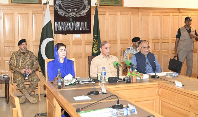 PM Sharif vows fresh push for Basha, Momin and small dams amid flood devastation