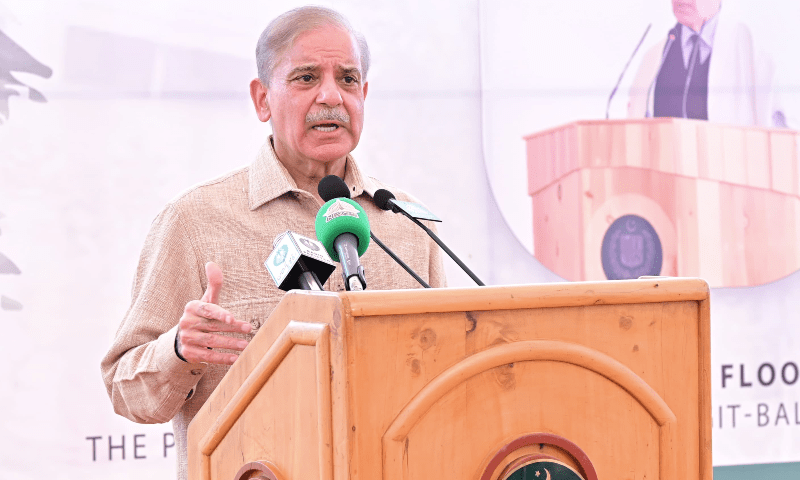 Sharif announces Rs4 billion fund to rebuild flood-ravaged Gilgit-Baltistan