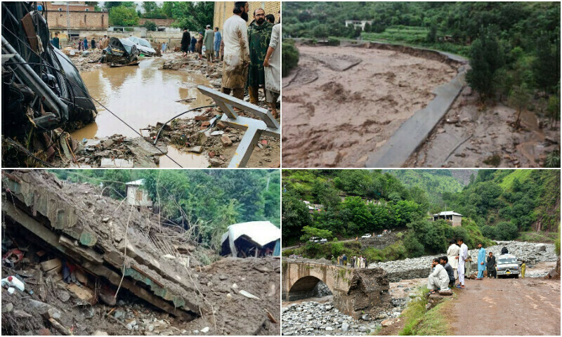 Over 150 feared missing in KP floods as national death toll hits 657