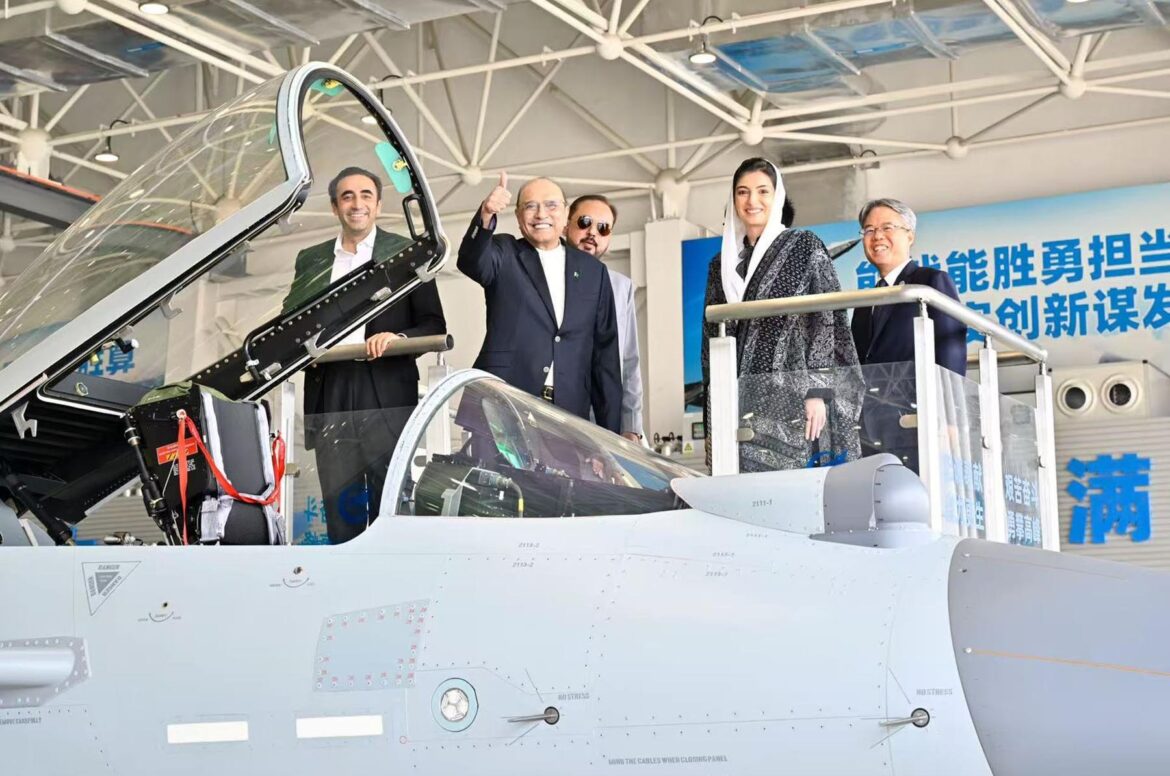President Zardari pledges deeper defence ties with China in landmark aerospace visit