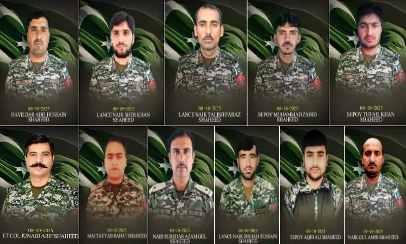 Army says 19 militants killed, 11 soldiers martyred in northwest gunbattle