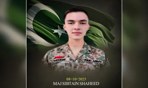 Military says major martyred, seven militants killed in Dera Ismail Khan operation