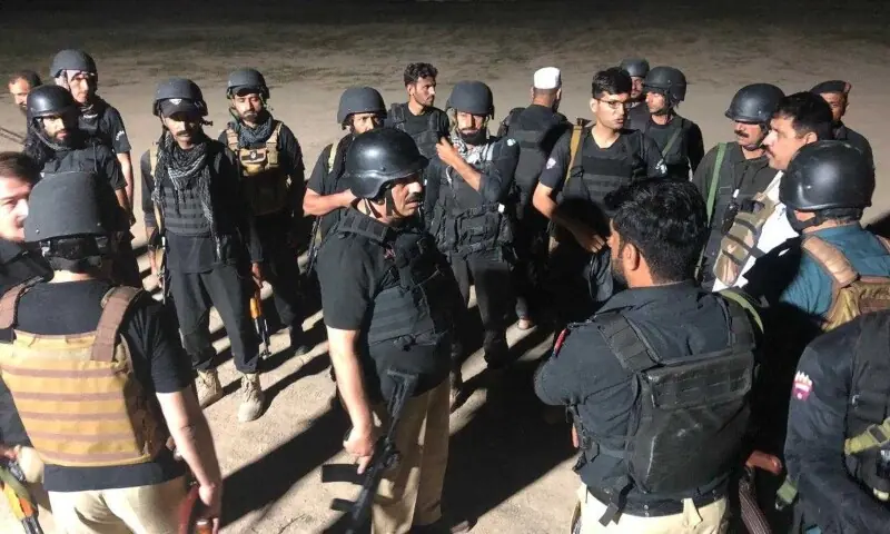 Six policemen killed in militants’ assault on training school in northwest Pakistan