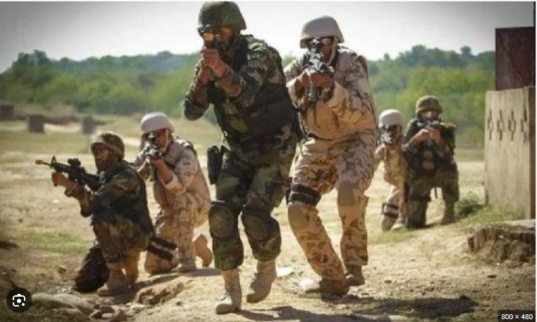 Military says 38 militants killed in weekend raids in northwest