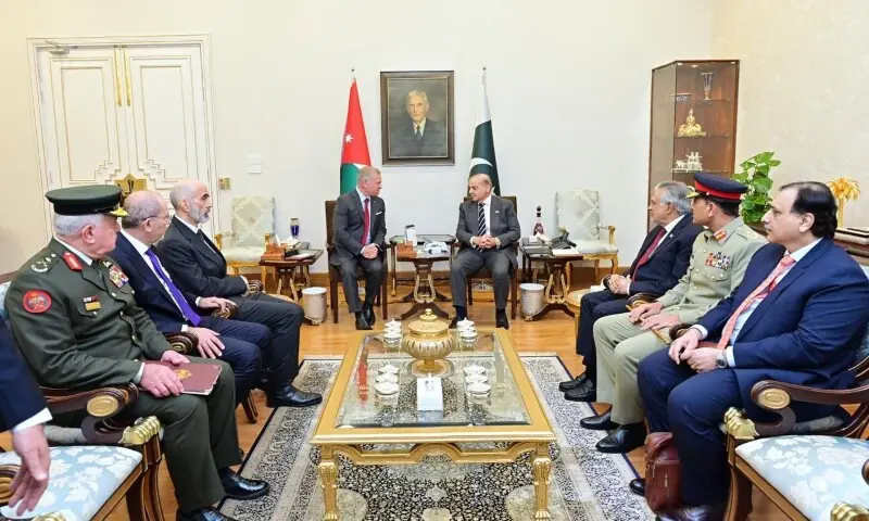 Pakistan, Jordan leaders vow ‘zero-tolerance’ for forced Palestinian displacement from Gaza