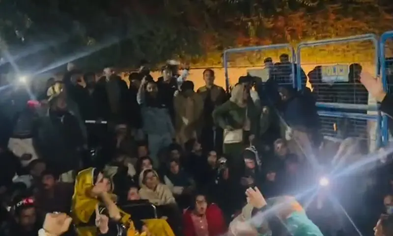 Imran Khan’s sister joins protest as PTI rallies against jail visit bans