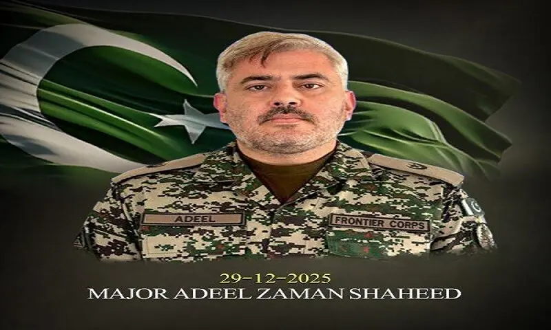 Army major martyred leading raid against militants in Pakistan’s northwest