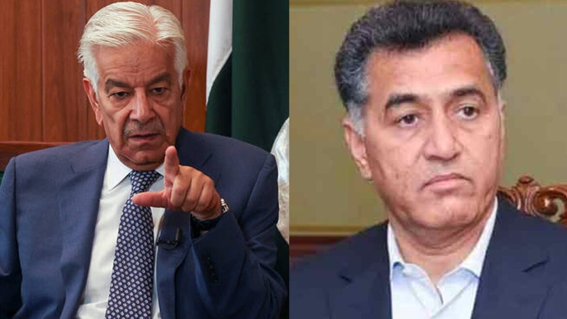 Defence Minister accuses ex-spy chief of orchestrating Nawaz Sharif’s ouster and Imran Khan’s rise