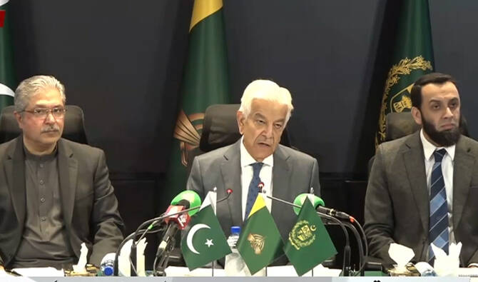 Defence minister Asif denies Tirah military operation, says winter migration is routine