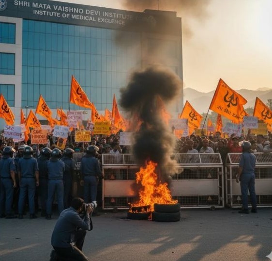 A medical school shutdown in occupied Kashmir exposes the broken state of merit and secularism in Modi’s India