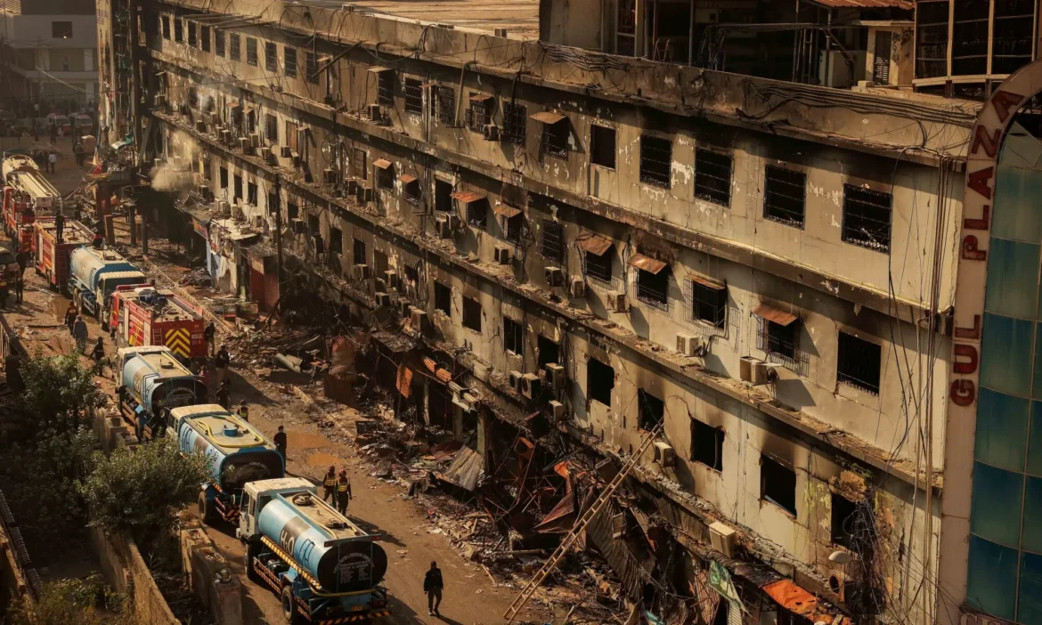 Sindh forms judicial commission to investigate deadly Gul Plaza fire that killed 73