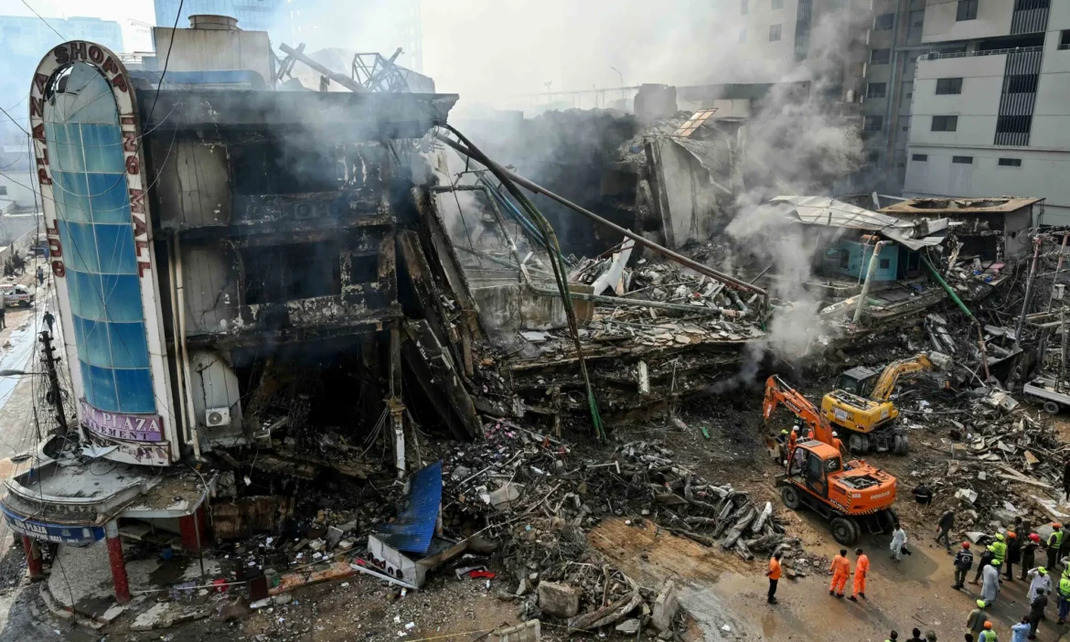 Death toll in Karachi mall fire rises to at least 23; dozens still missing