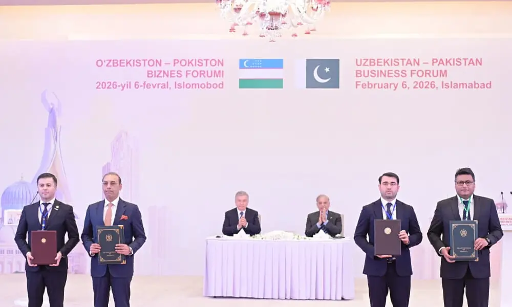 Pakistan and Uzbekistan forge $3.4 billion business deals, set sights on $2 billion trade goal