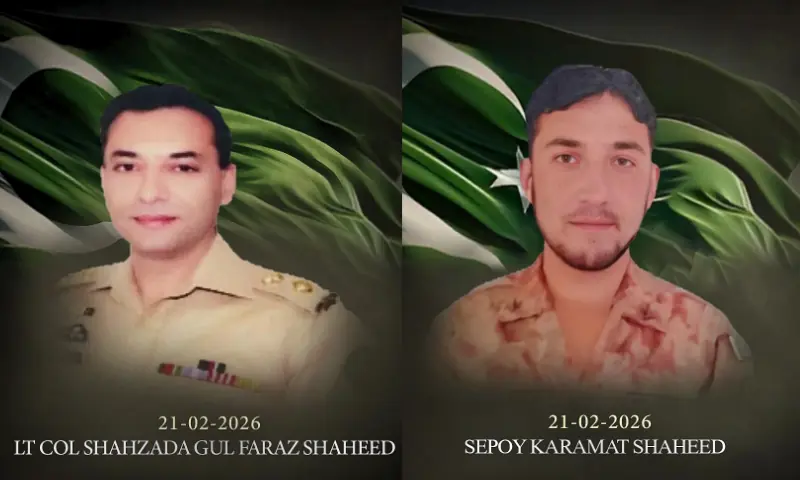 Army officer, soldier martyred in suicide blast during anti-militant operation in northwestern Pakistan