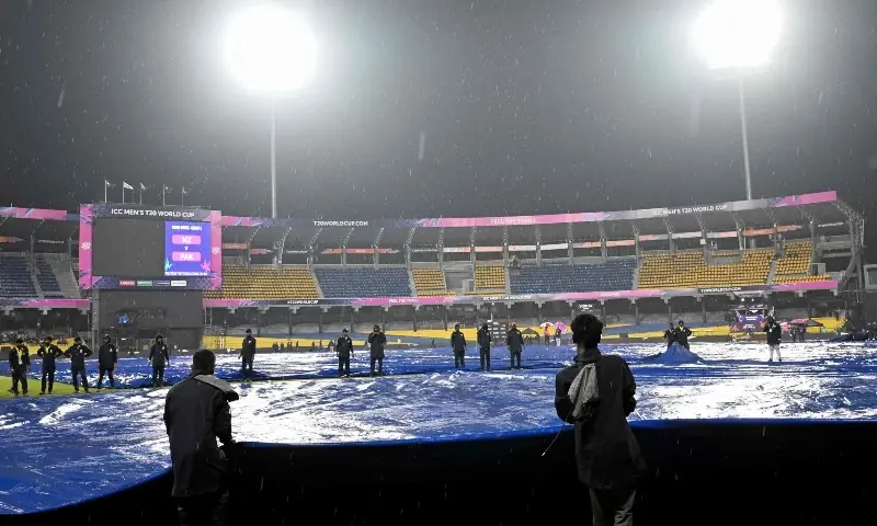 Rain washes out Pakistan-New Zealand Super Eight opener in Colombo