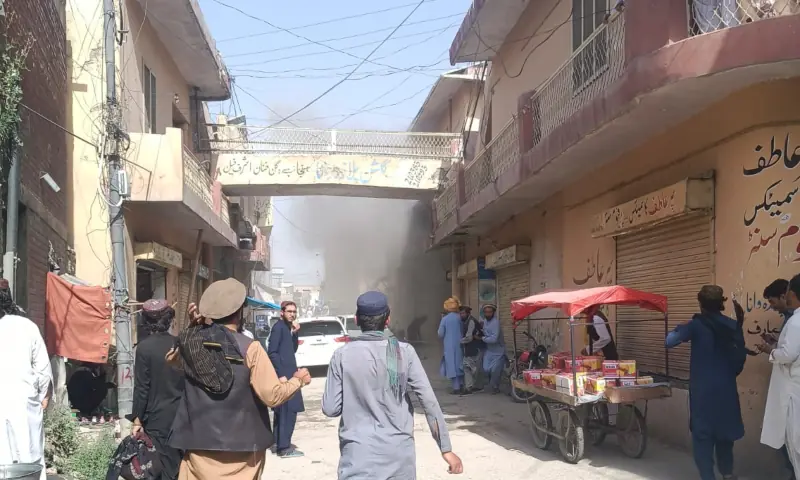 Tribal elder and two others killed in IED blast at crowded market in Pakistan’s restive northwest
