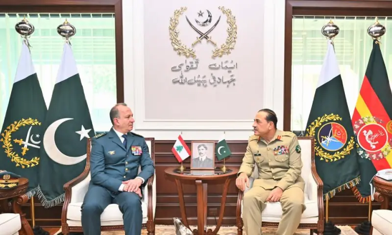 Pakistani and Lebanese military chiefs hold talks in Rawalpindi amid regional tensions
