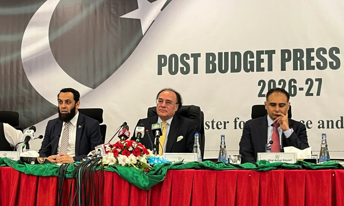 Finance minister Aurangzeb says budget marks shift from stability to export-led growth
