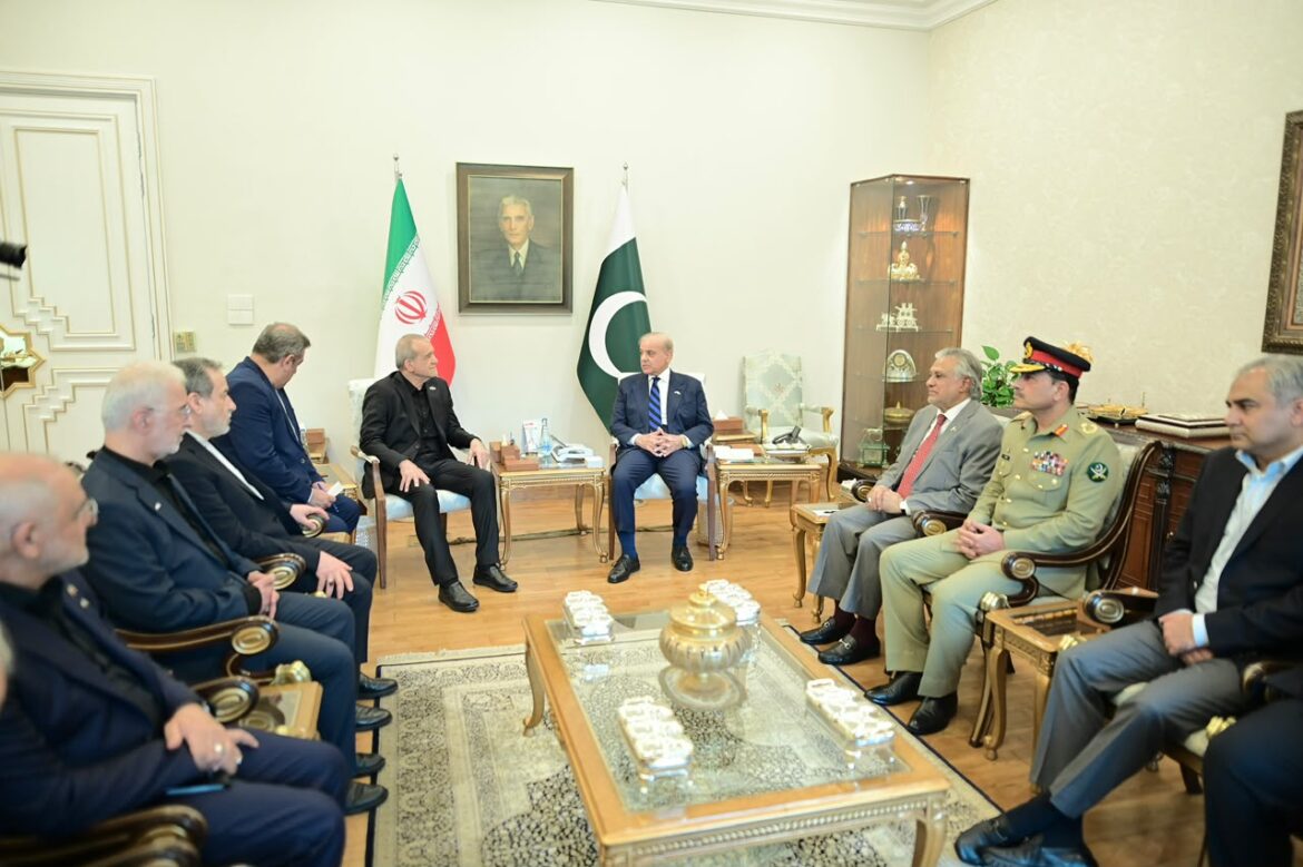 Iran’s Pezeshkian calls for Muslim ‘united front,’ new regional security structure in Islamabad