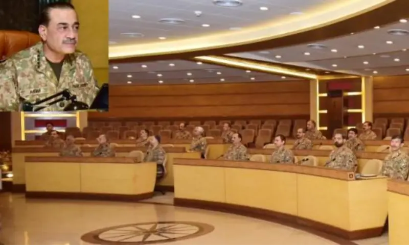 Military top brass pledges resolve on water rights, cross-border threats amid rising tensions with India, Afghanistan