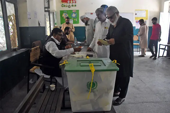 AJK election body says PML-N wins 14 of 18 seats as coalition ally PPP cries foul
