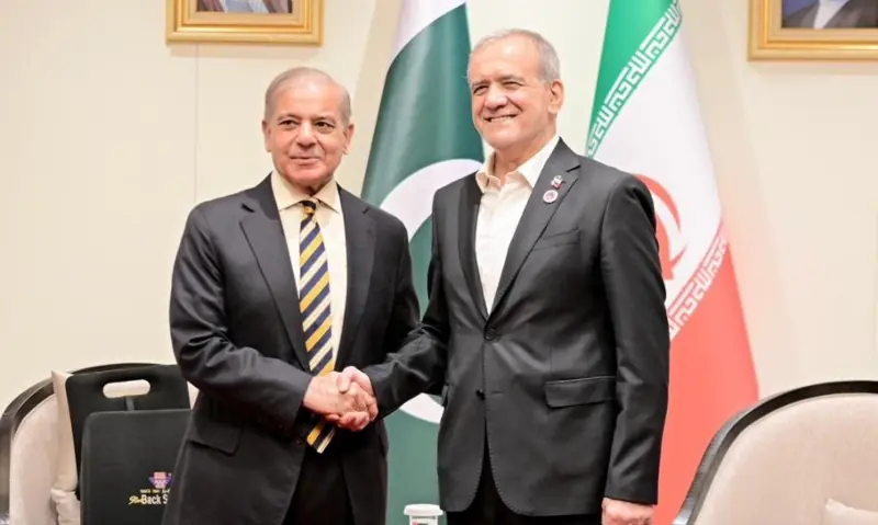 PM Sharif meets Iranian Pezeshkian in Kyrgyzstan as Tehran-Washington conflict reignites