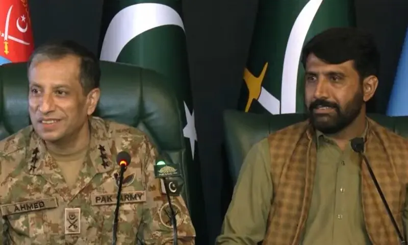 Pakistan presents man India said it killed in Kashmir encounter