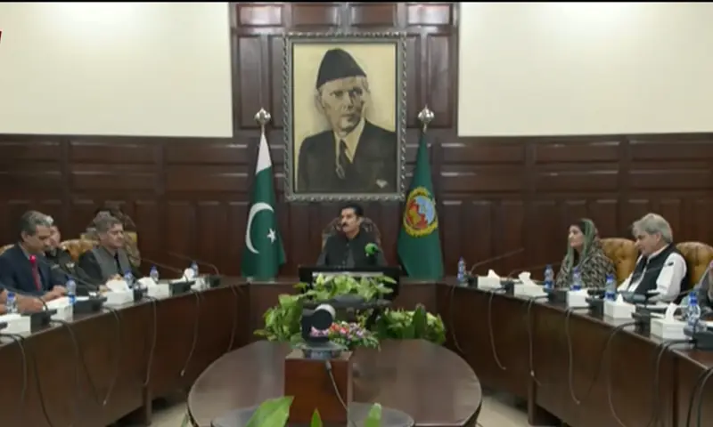 Governor Kundi vows ‘zero tolerance’ on corruption and terror networks in KP under emergency rule